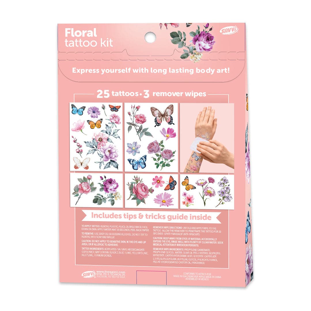 Floral Tattoos by Savvi