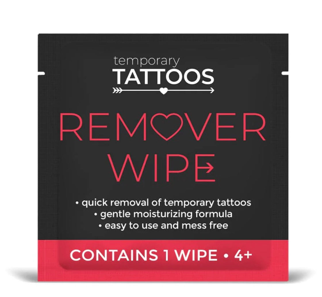 how to get temporary tattoos off with remover wipes