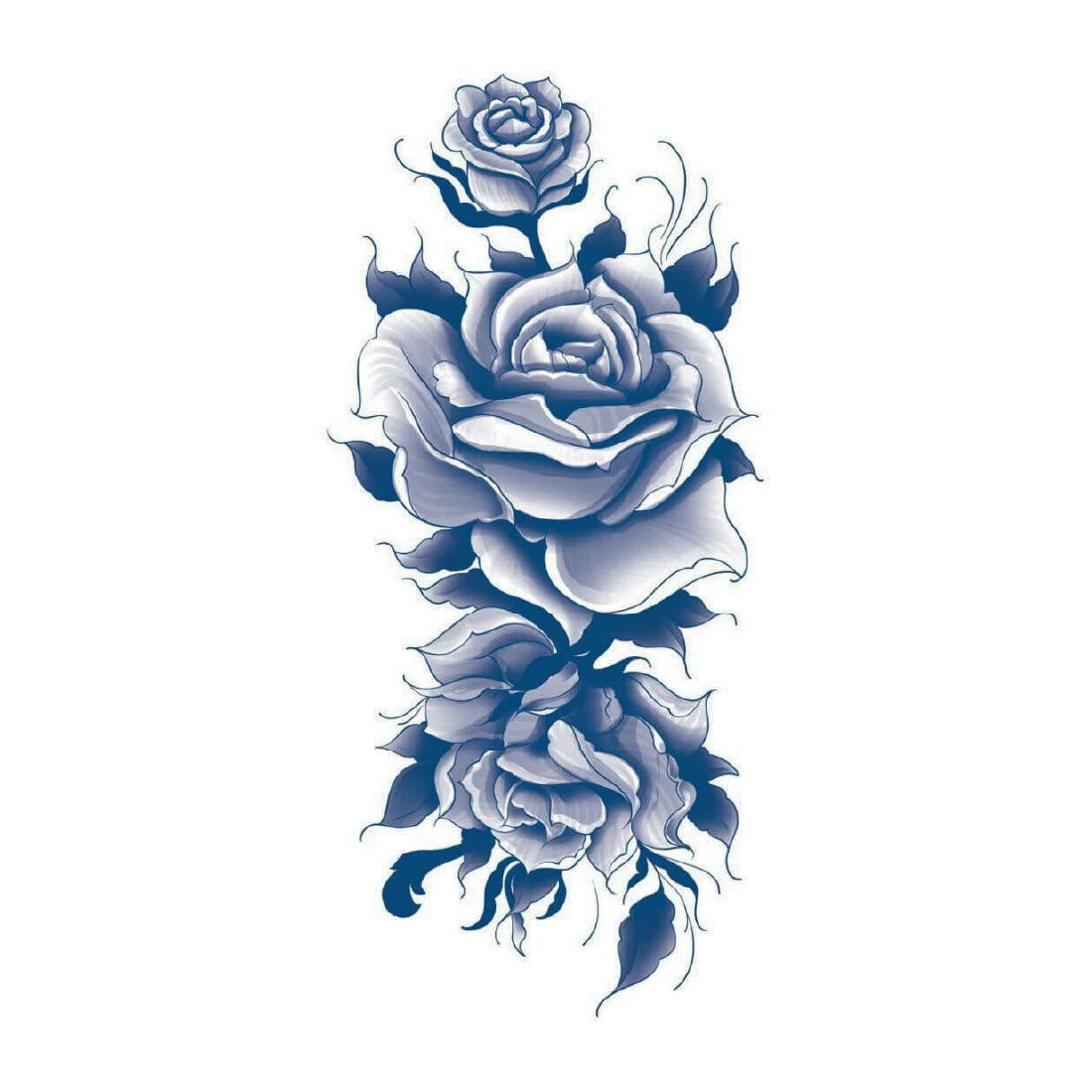 Classic Blue Roses Sleeve