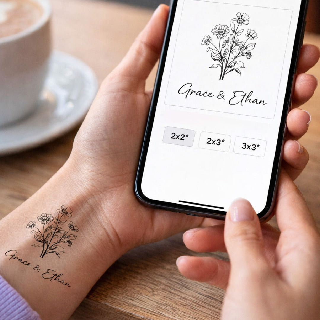 Custom Temporary Tattoo Designer