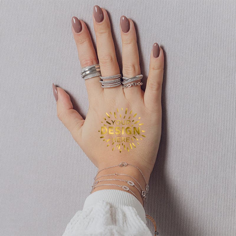 Metallic Custom Tattoo