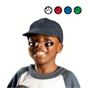 Paw Eye Black Temporary Tattoo